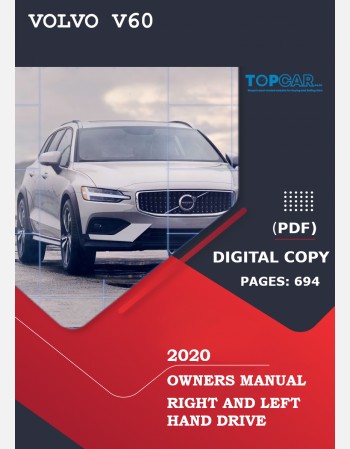 volvo v60 2020 owners manual lhd&rhd